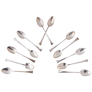 Sterling Silver 'Serentity' International Spoon Set