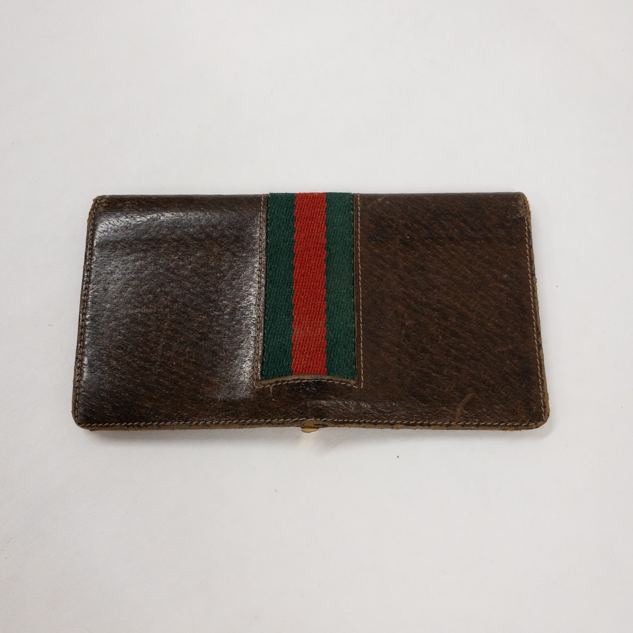 Gucci Vintage Brown Leather Wallet