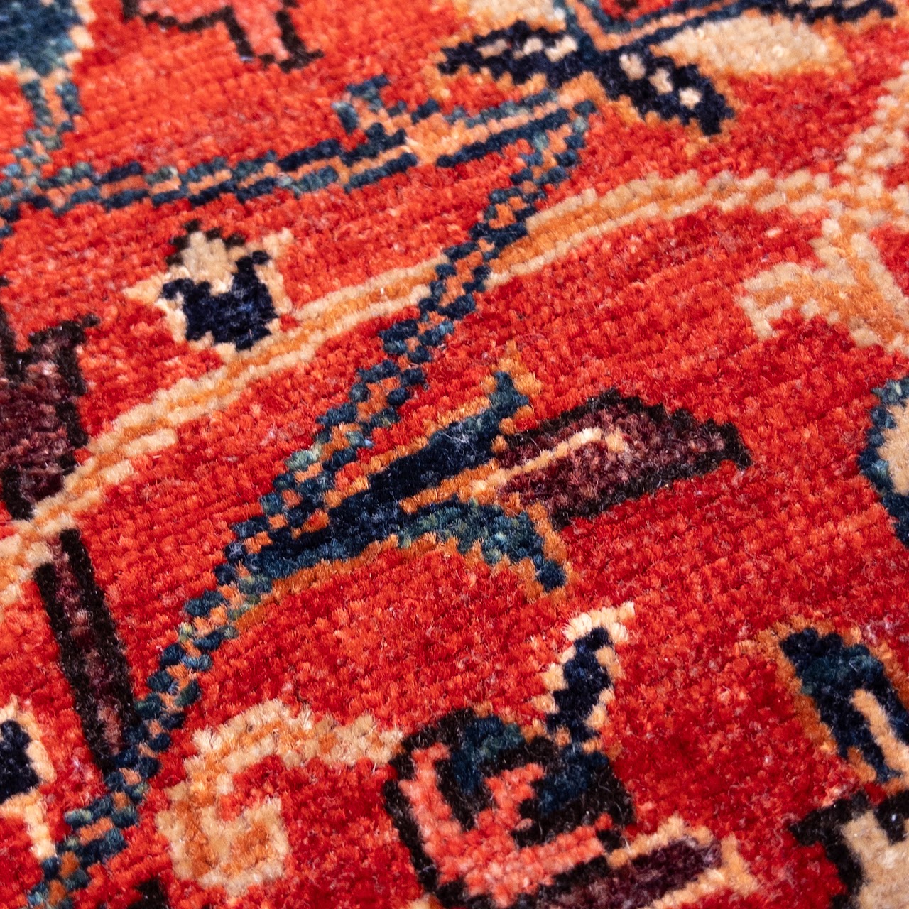 Wool Hand Knotted Area Rug