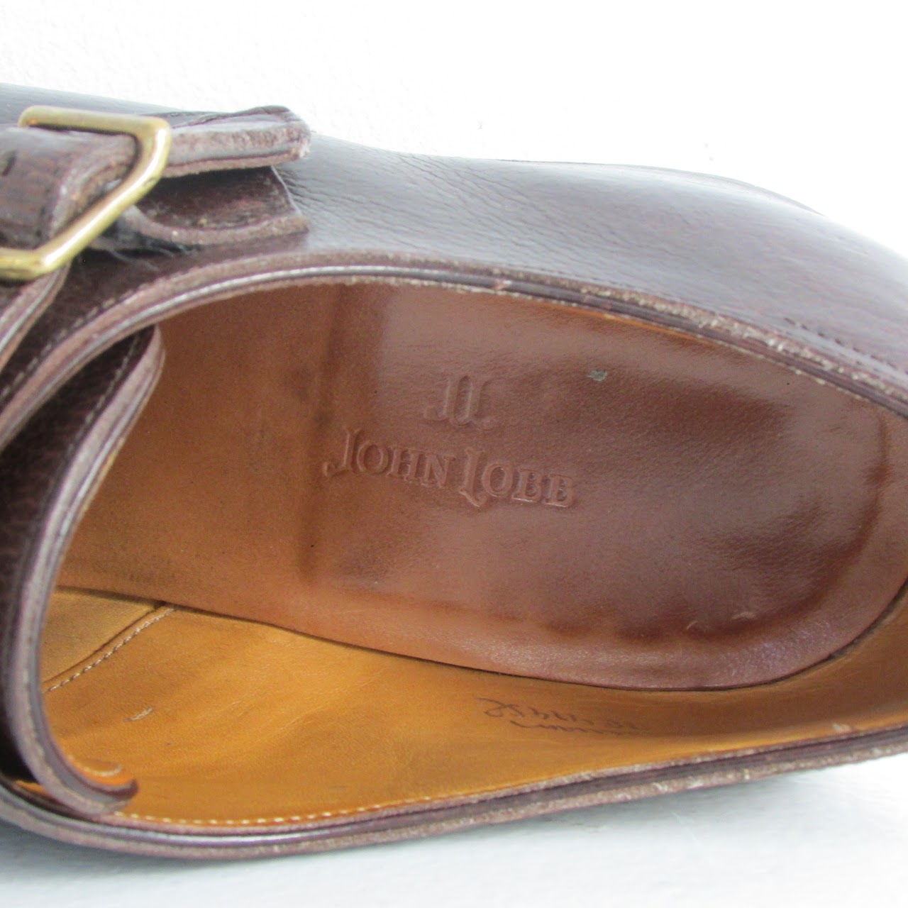 John Lobb Brown Buckle Monkstrap Shoes