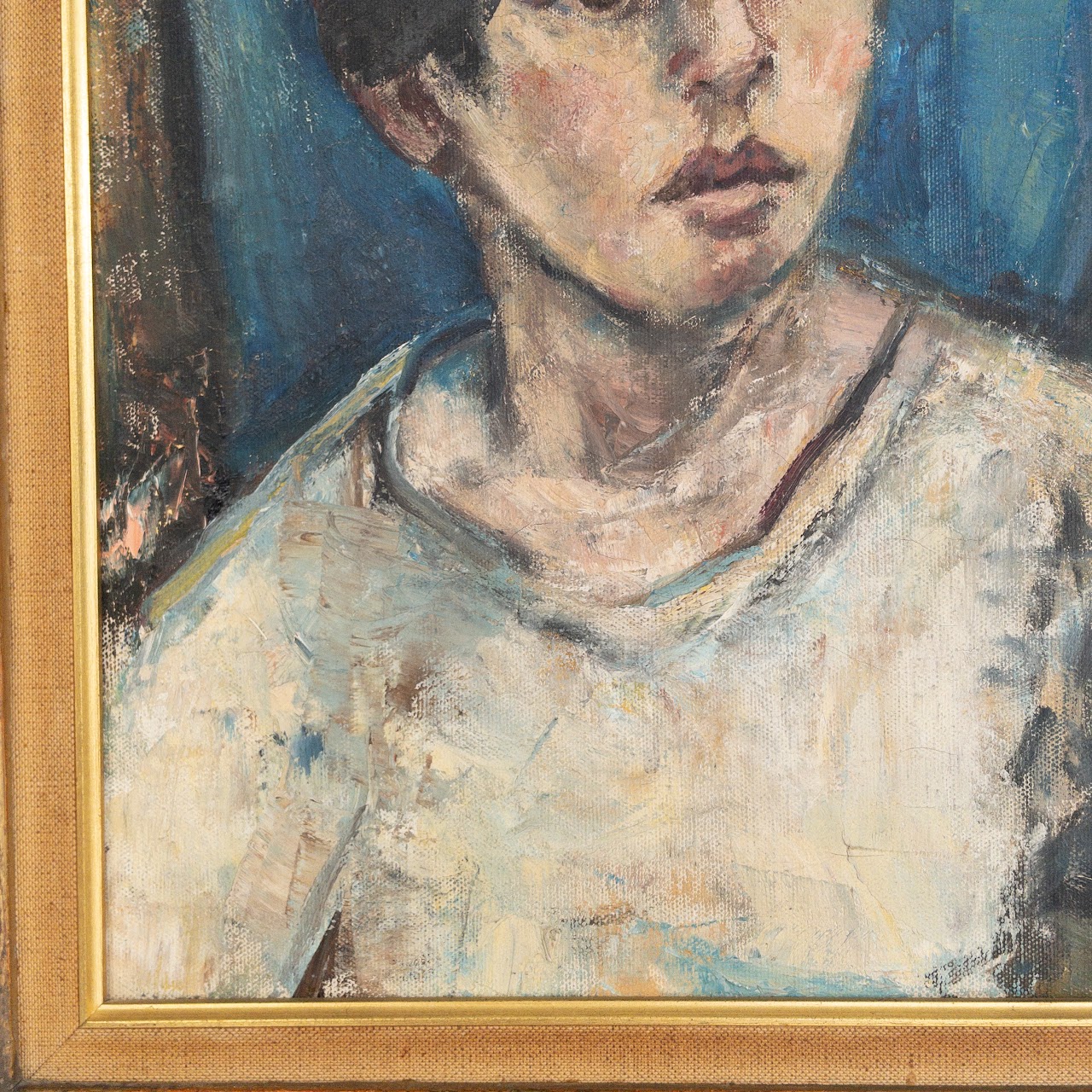 Lipsky Signed Portrait of a Young Boy