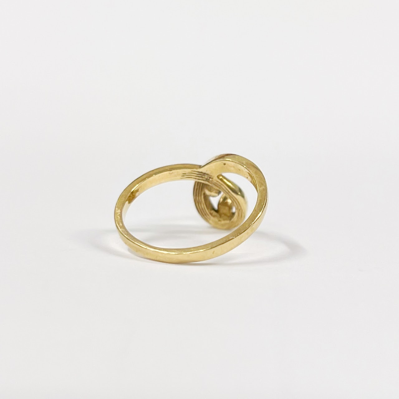 14K Gold & Diamond Loop Ring