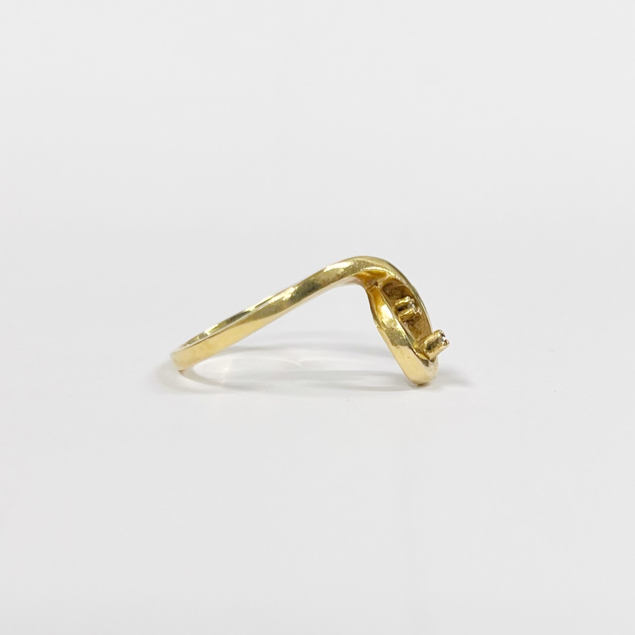 14K Gold & Diamond Loop Ring