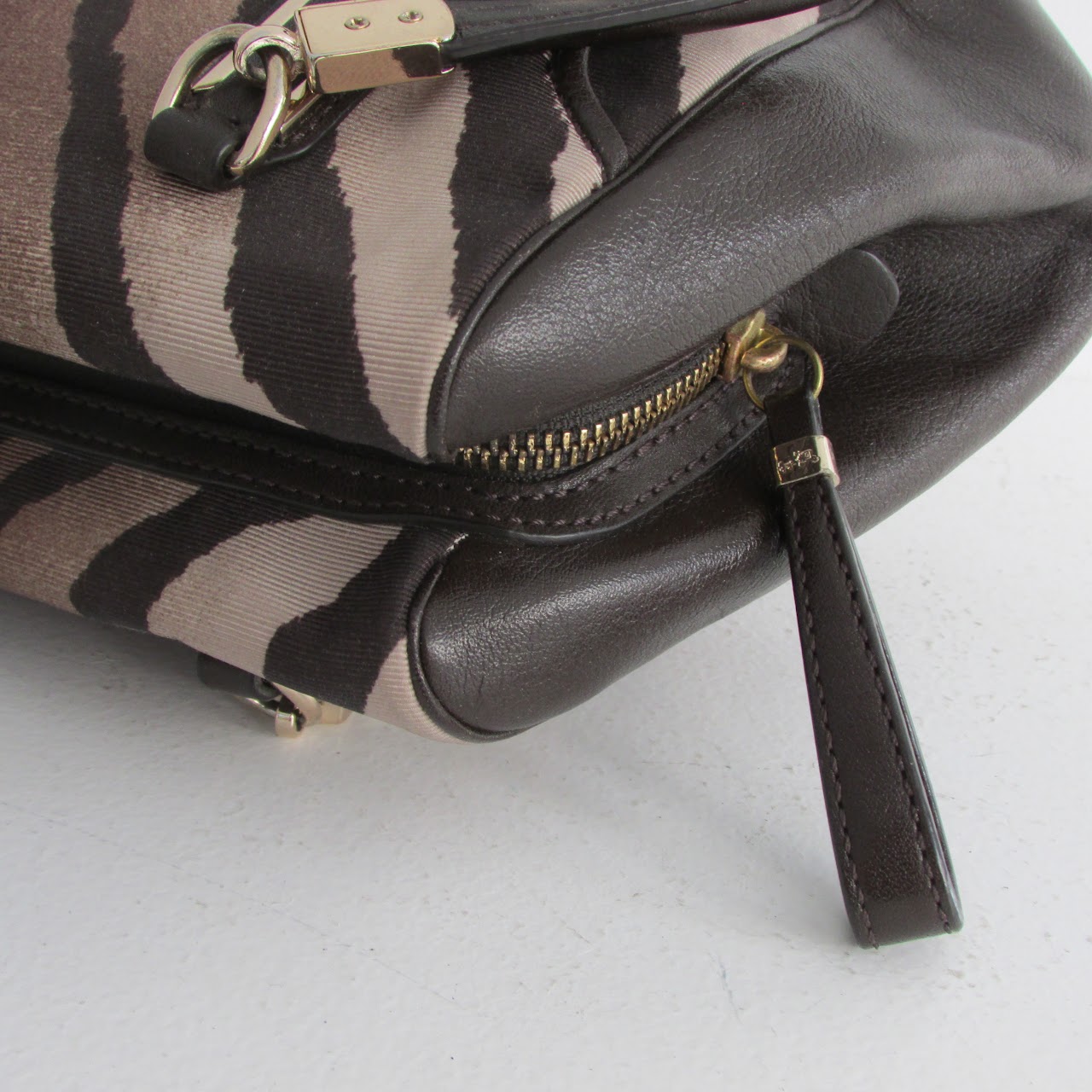 Coach Zebra Print Satchel