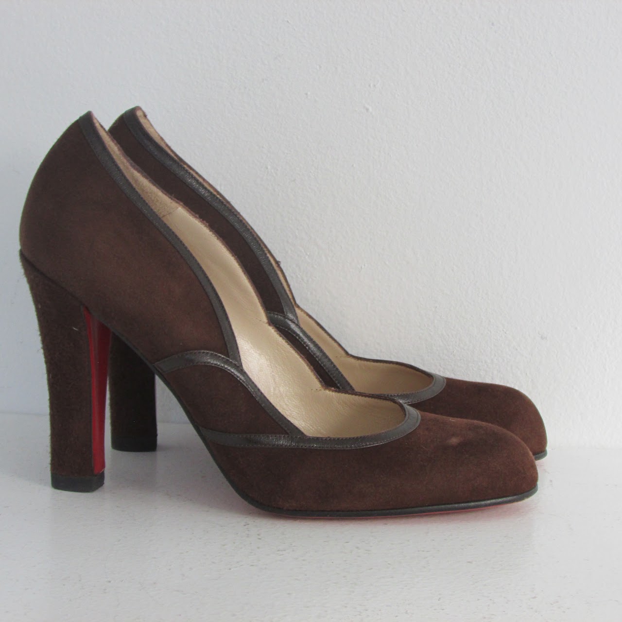 Christian Louboutin Suede Pumps