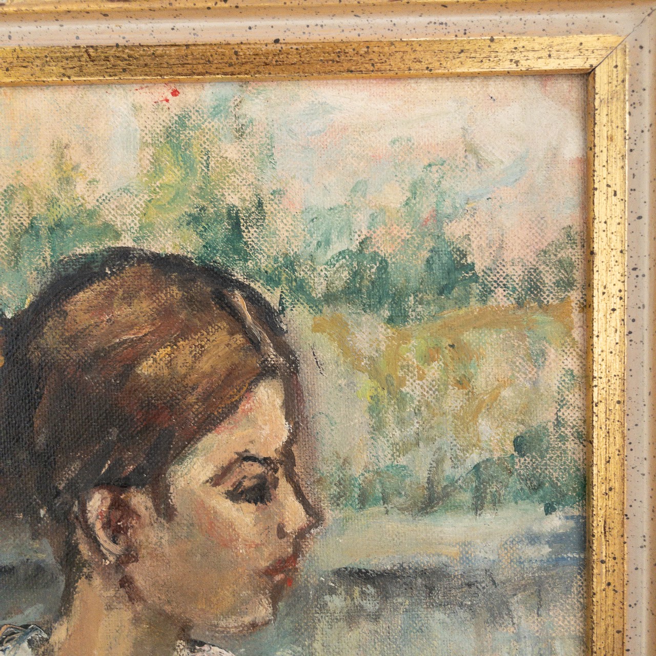 Lipsky Signed Portrait of a Young Woman