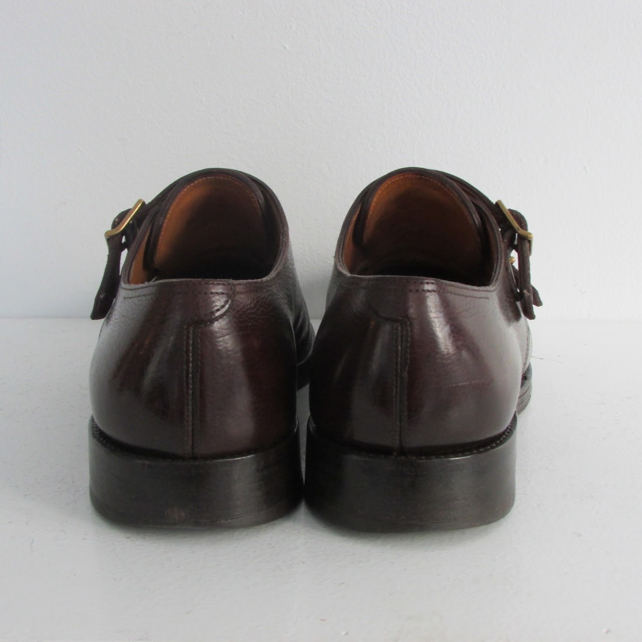 John Lobb Brown Buckle Monkstrap Shoes