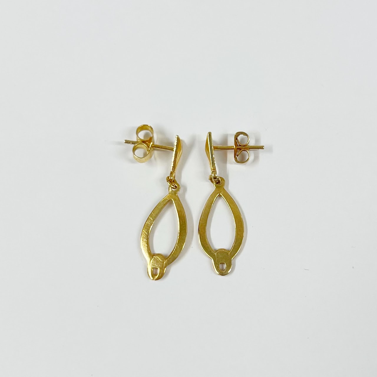 14K Gold Teardrop Earrings