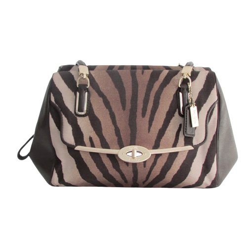 Coach Zebra Print Satchel