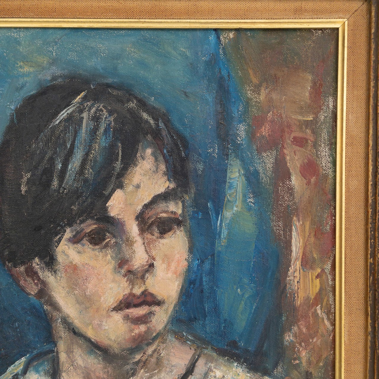 Lipsky Signed Portrait of a Young Boy