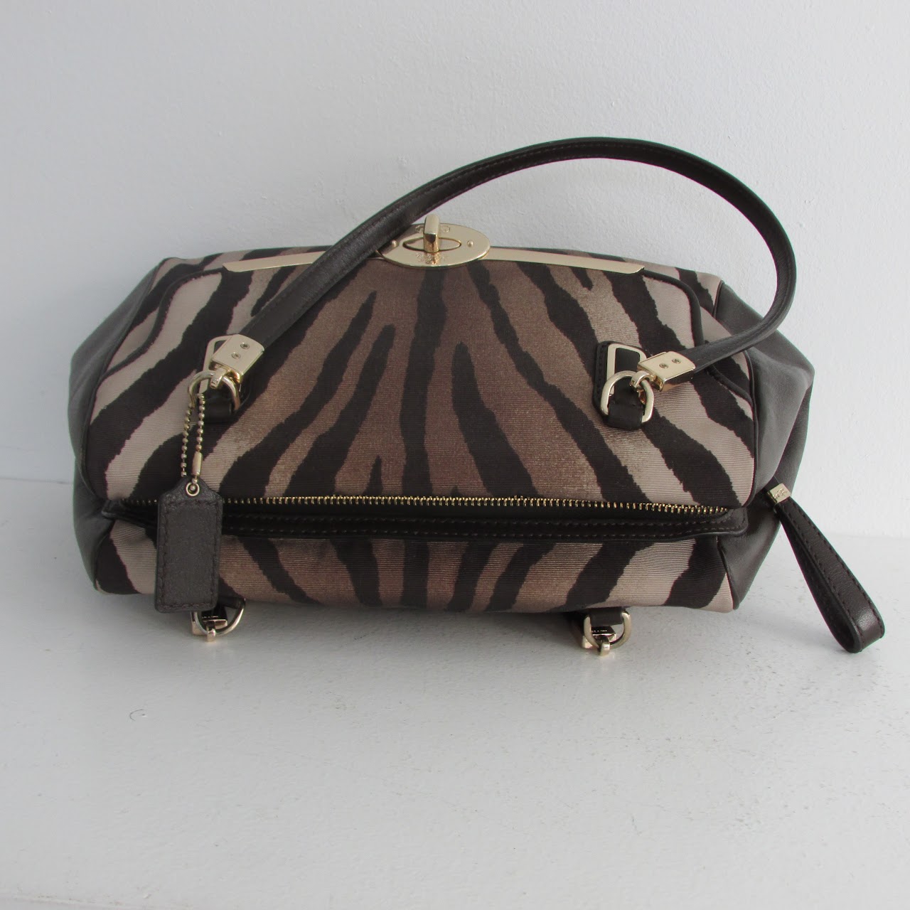 Coach Zebra Print Satchel