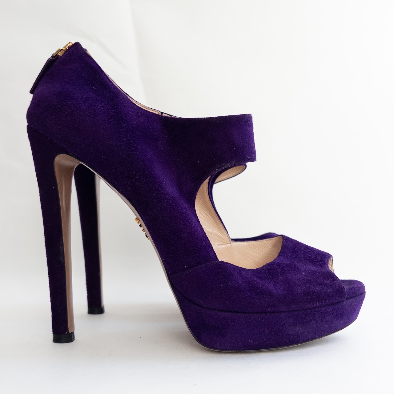 Prada Purple Suede Pumps