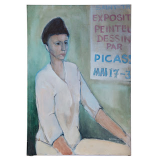 Weissberger Signed Mid-Century Portrait Painting