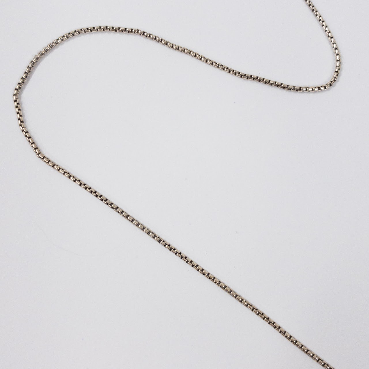 David Yurman 18K Gold & Sterling Silver Heart Necklace