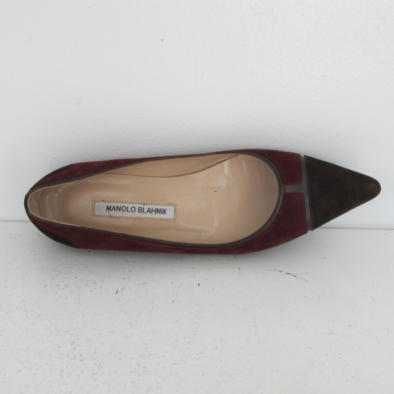 Manolo Blahnik Colorblock Flats