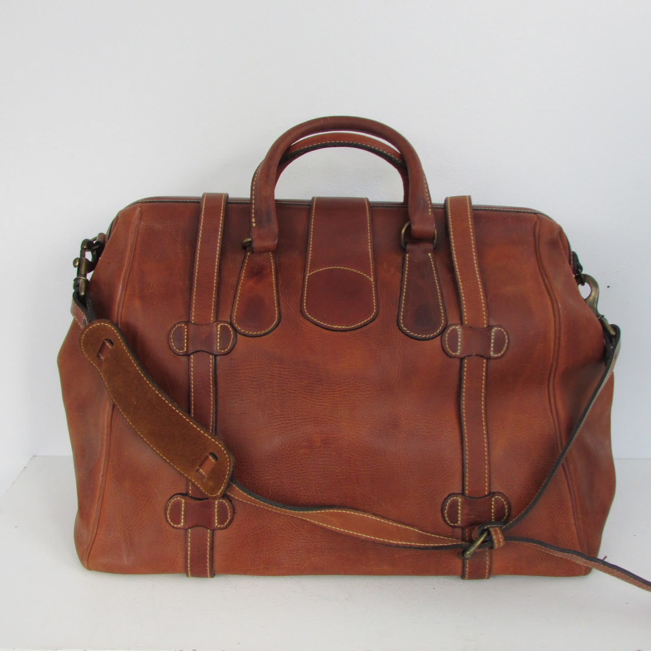 J. Peterman Vintage Gladstone Doctor Bag