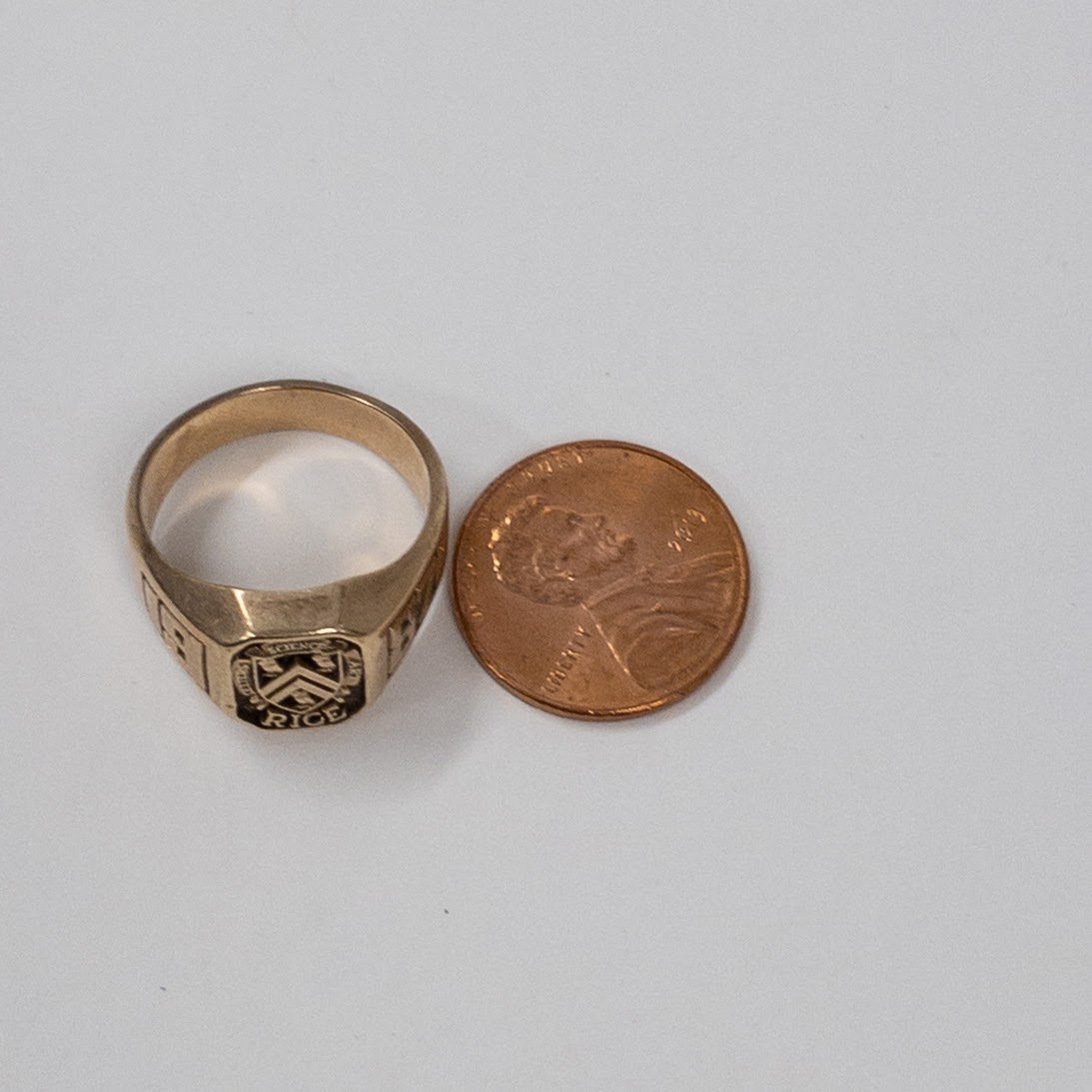 10K Gold Rice University Class Ring