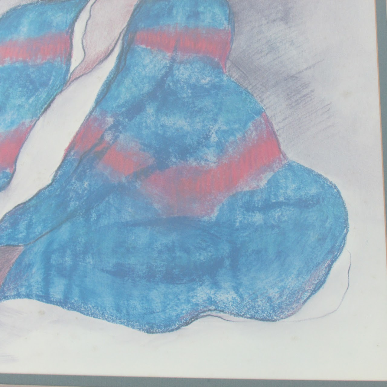 R.C Gorman 'Woman With Blue Blanket' Print