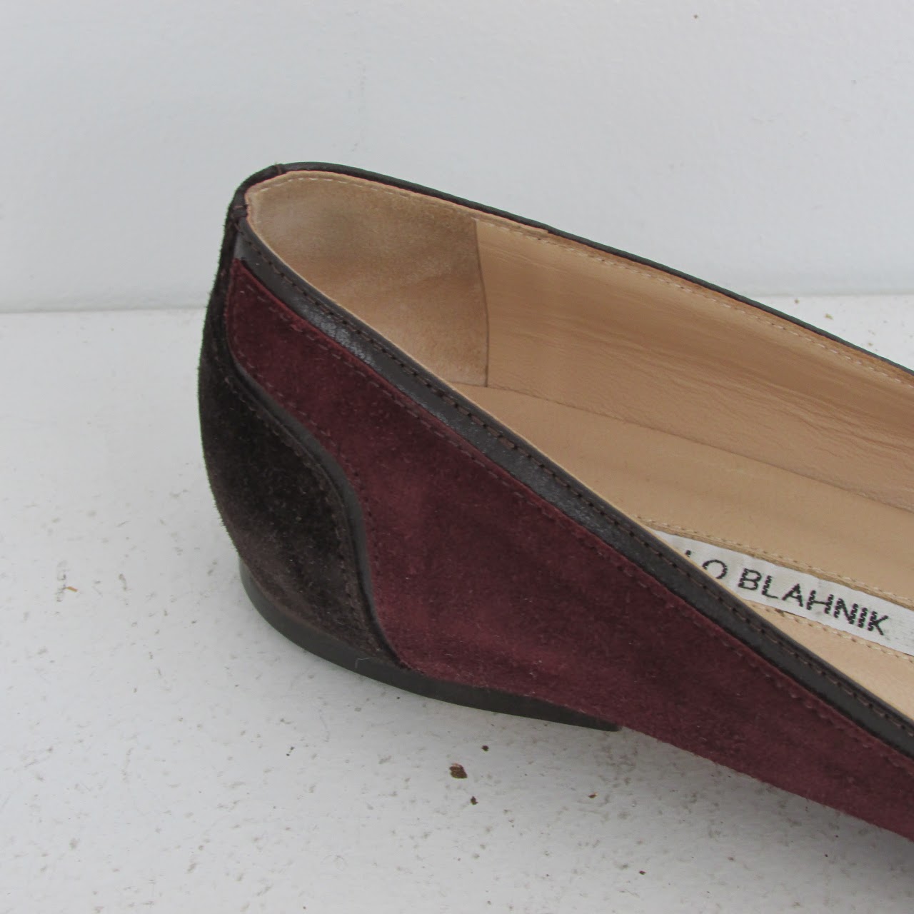 Manolo Blahnik Colorblock Flats