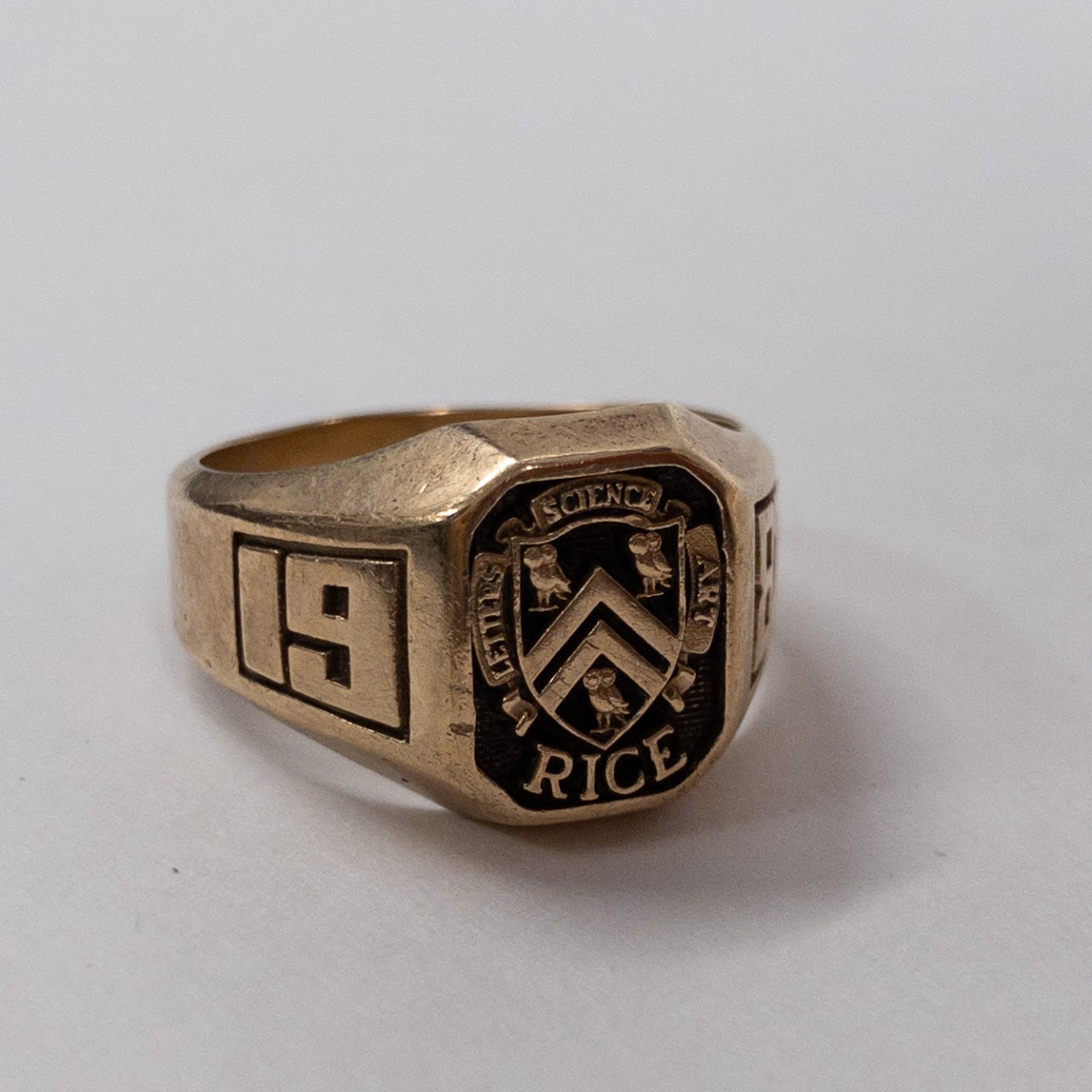 10K Gold Rice University Class Ring