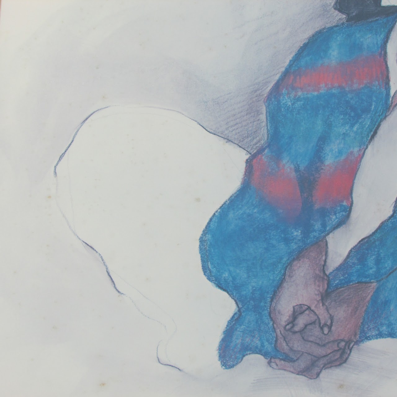 R.C Gorman 'Woman With Blue Blanket' Print