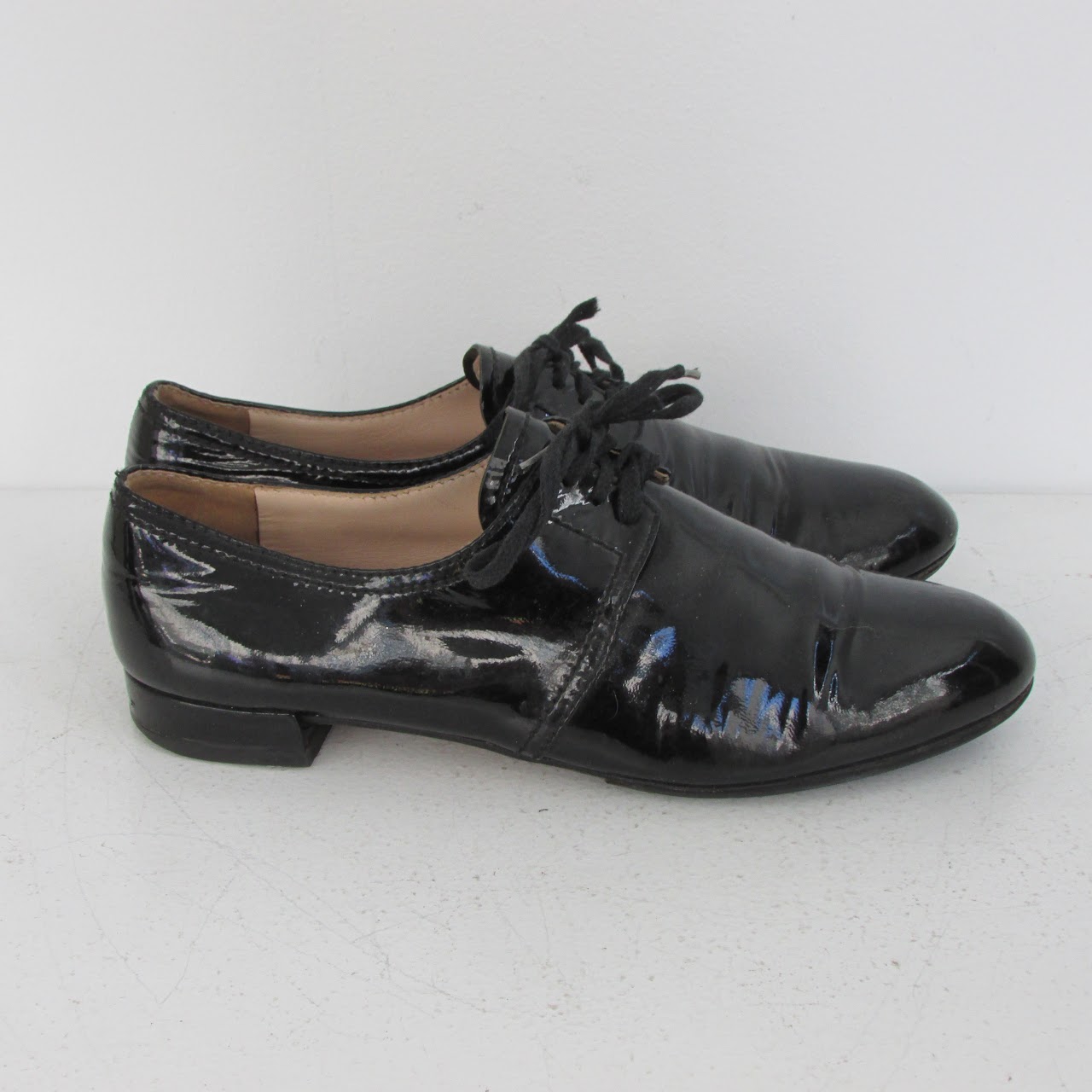 Prada Patent Leather Oxfords