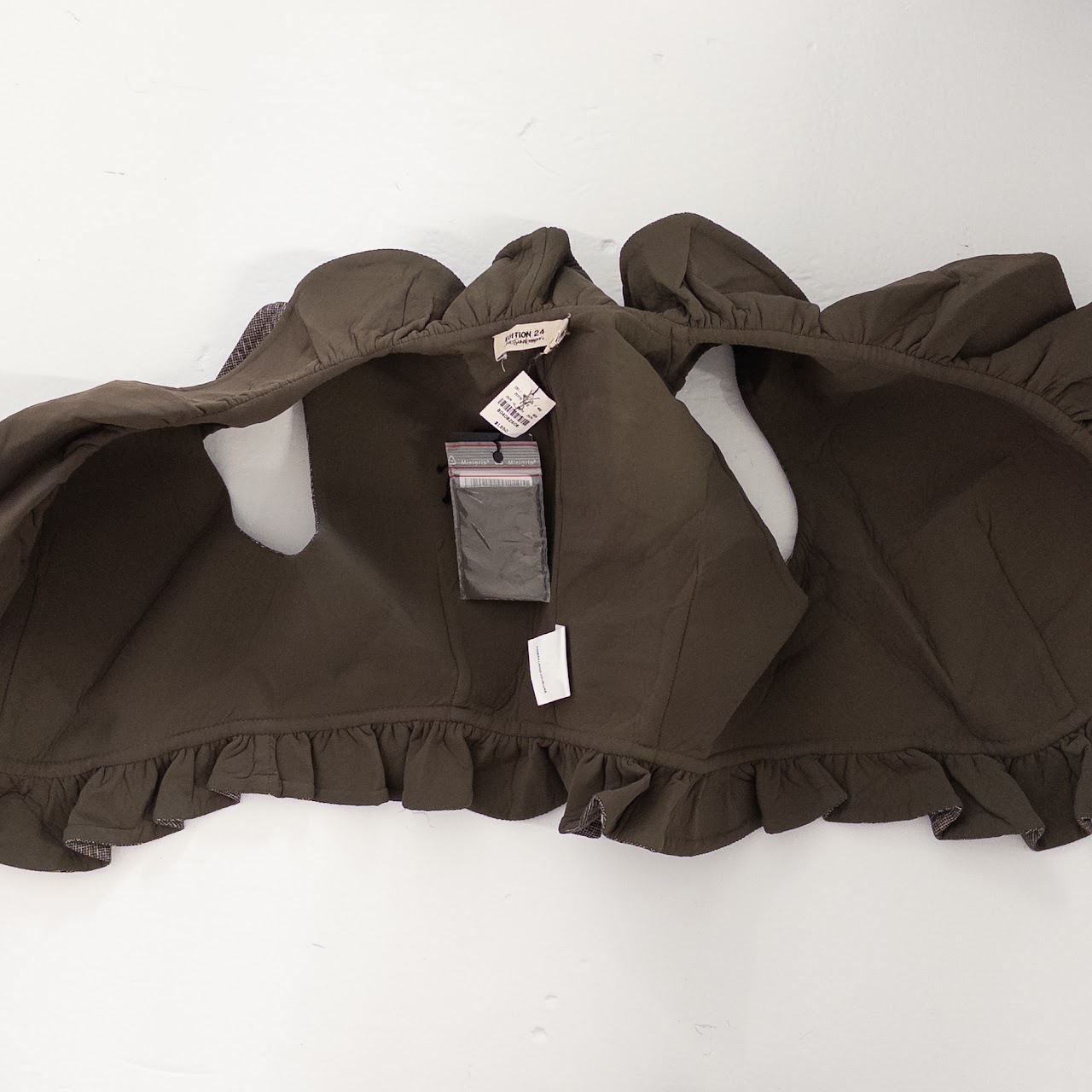 Yves Saint Laurent Edition 24 NEW Ruffled Scuba Vest