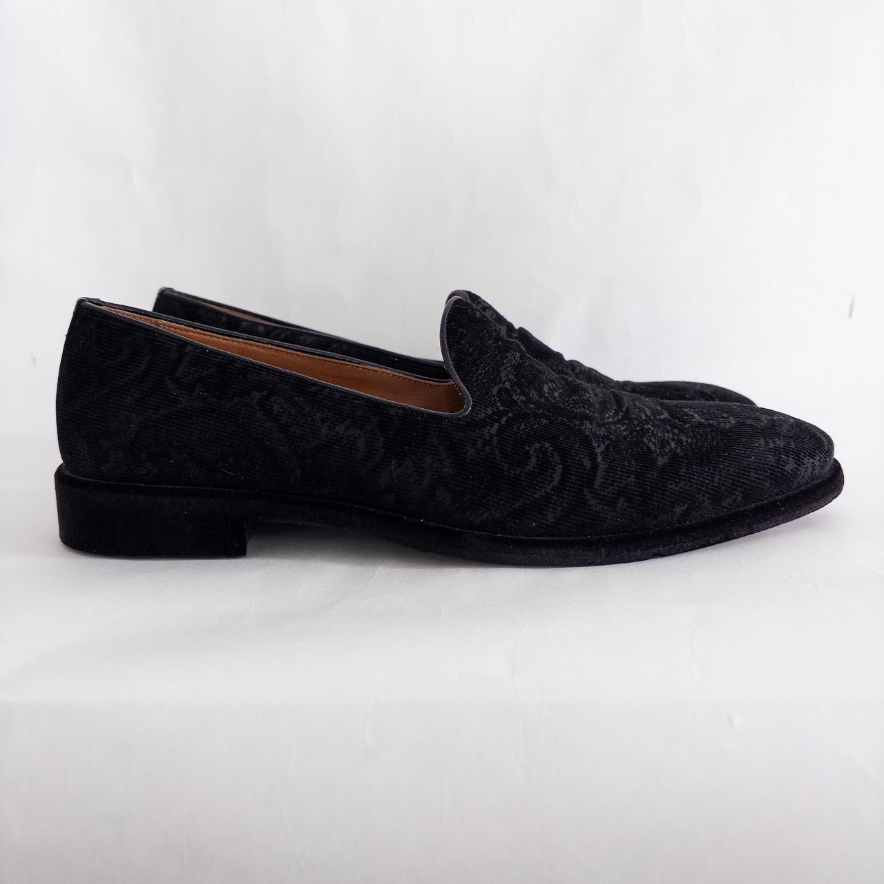 Etro Floral Paisley Velvet Loafers
