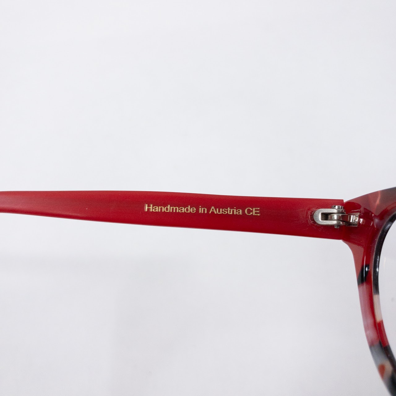 Lindberg Marbleized Cat-Eye Eyeglasses