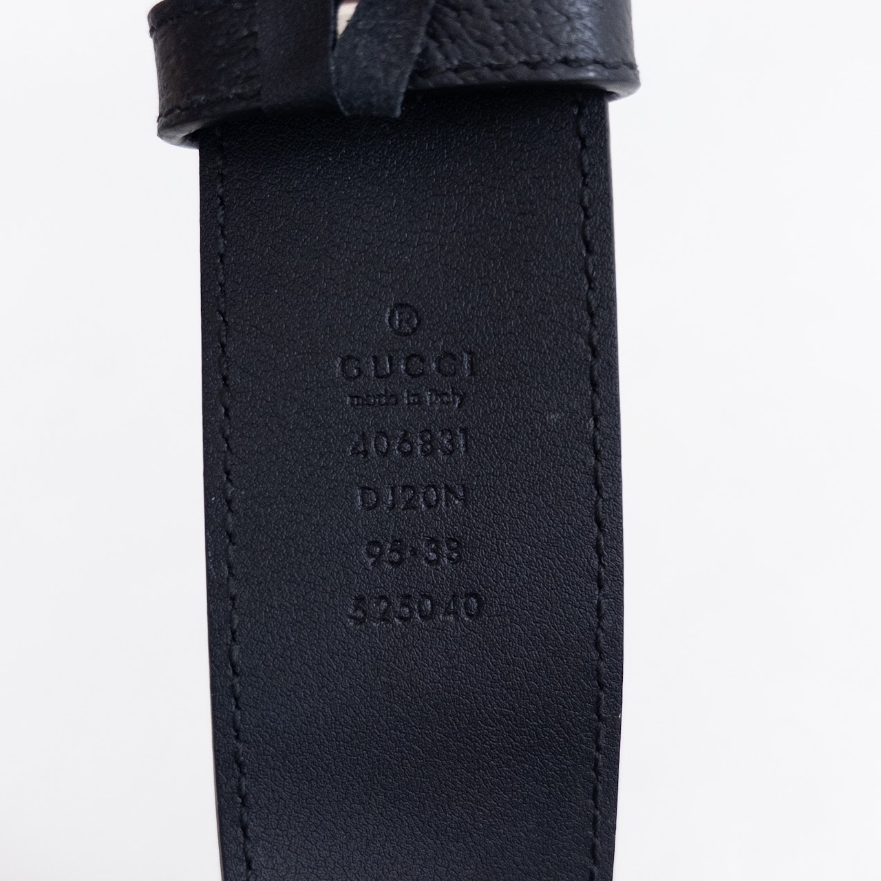 Gucci GG Monogram Buckle Marmont Belt