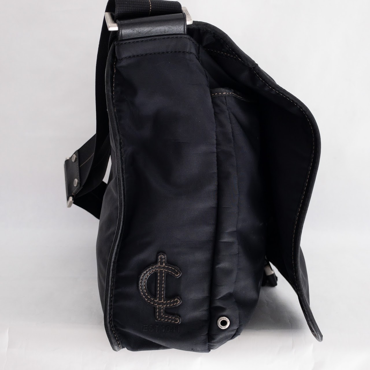 Coach Black Nylon Messenger Bag