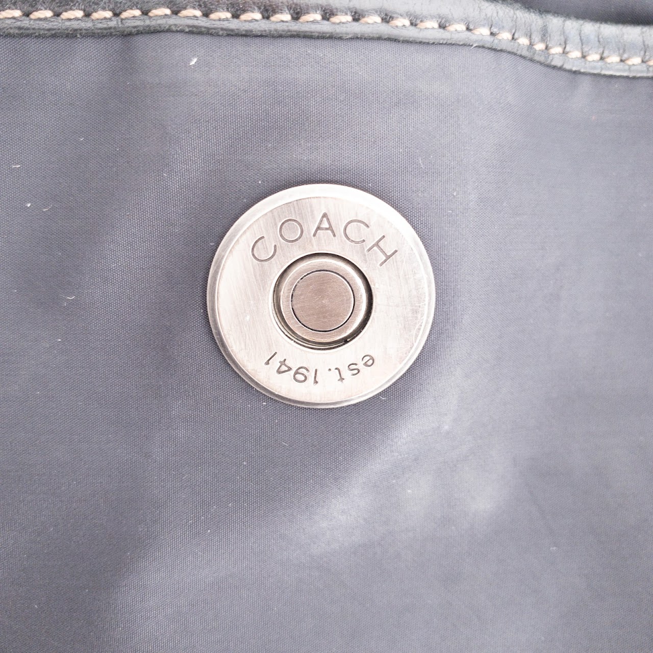 Coach Black Nylon Messenger Bag