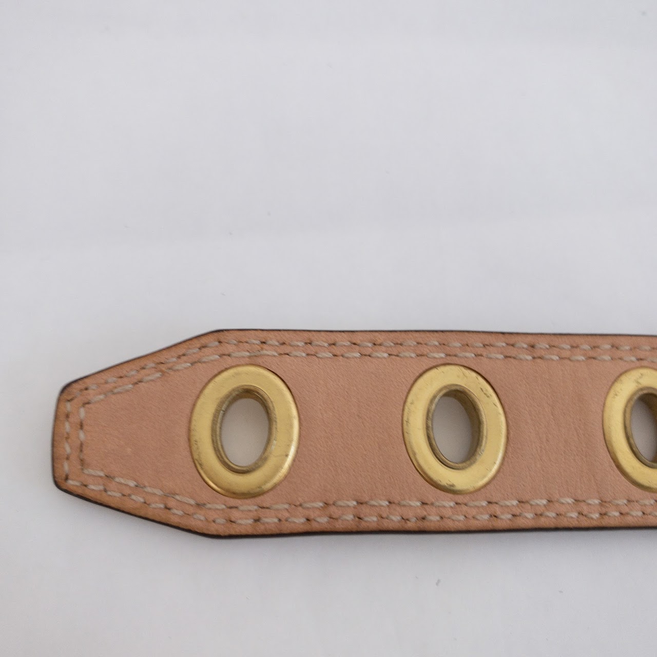 Coach Ivory Leather Belt