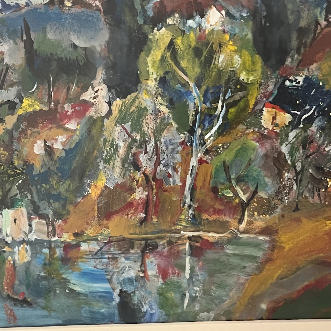 Signed Landscape Oil Painting