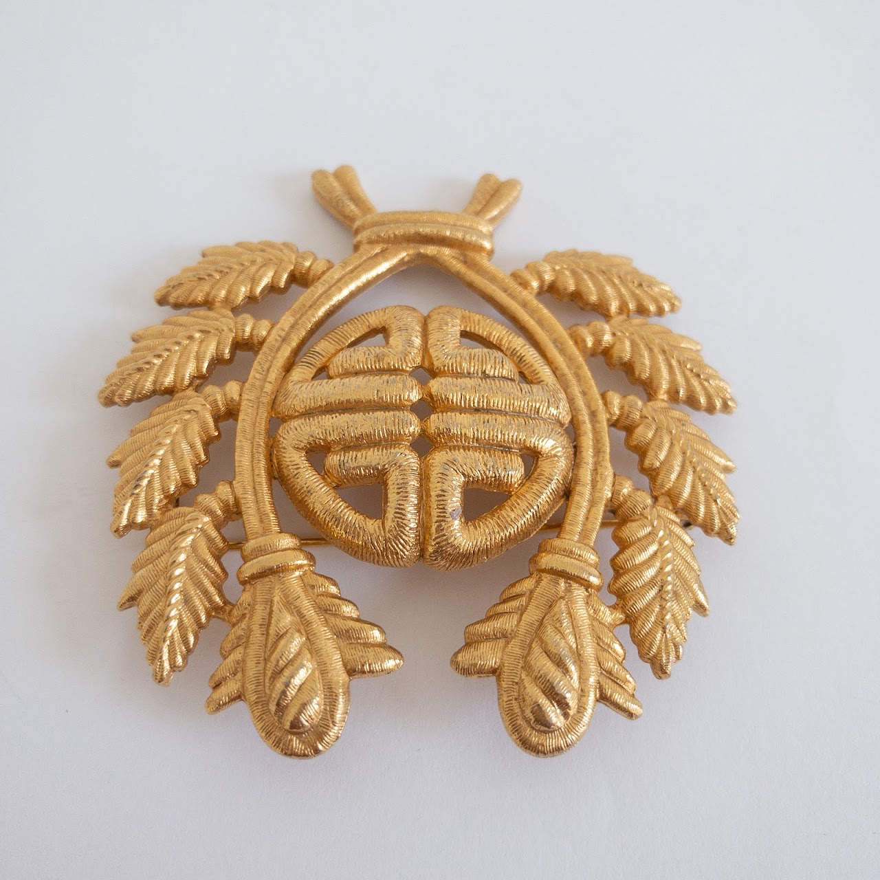 Givenchy Laurel Leaf Brooch