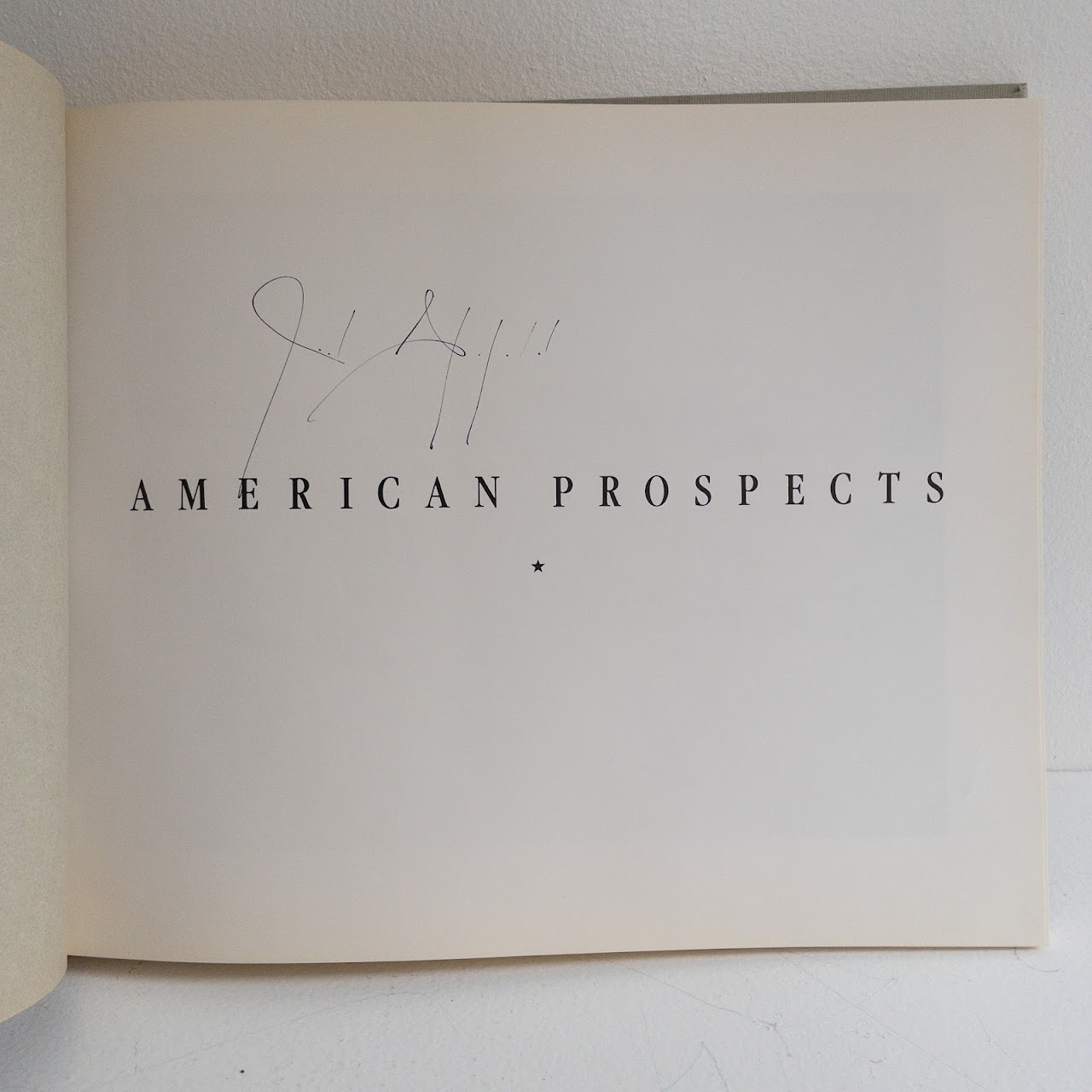 Joel Sternfeld Signed 'American Prospects' Rare Book