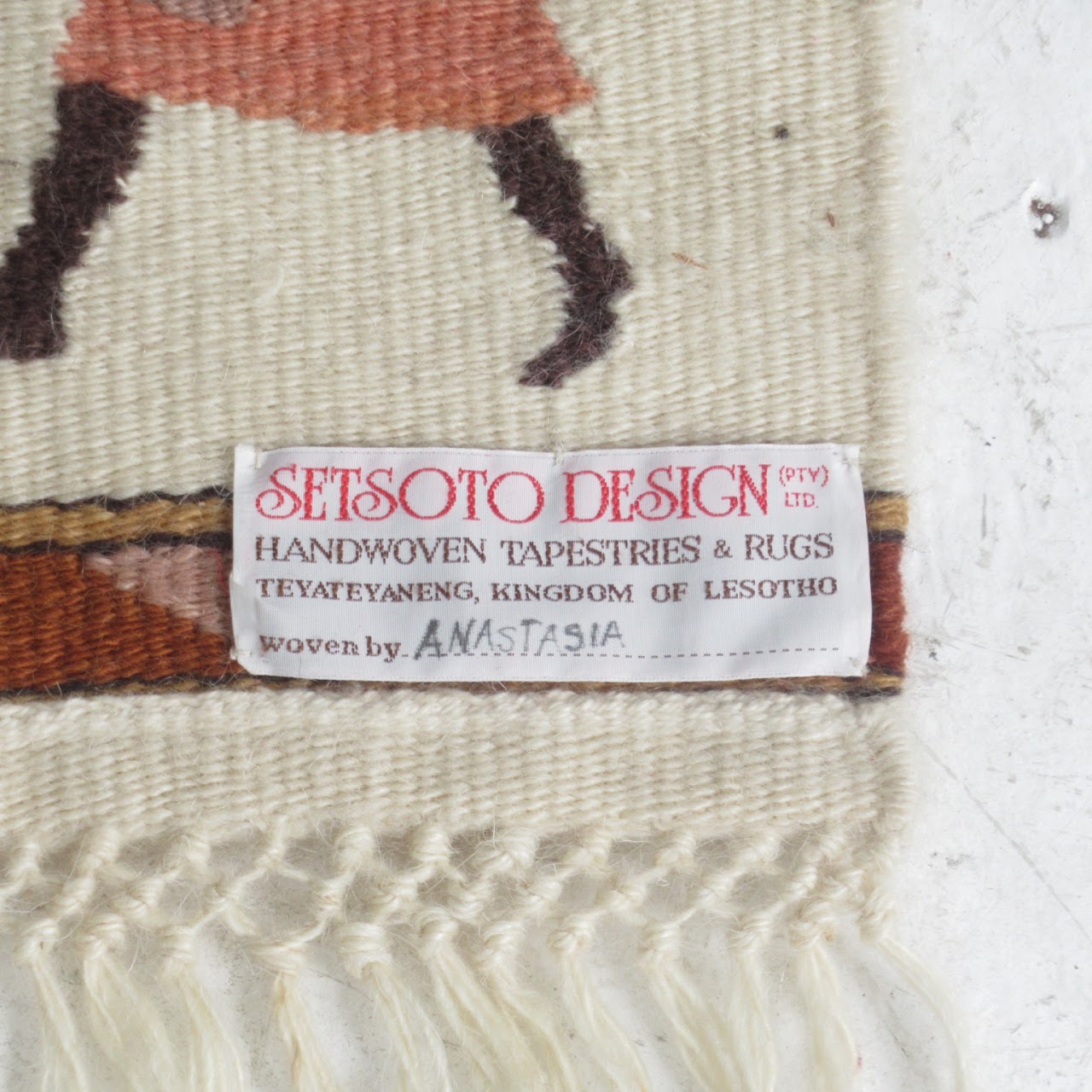 Lesotho Tapestry Wall Hanging