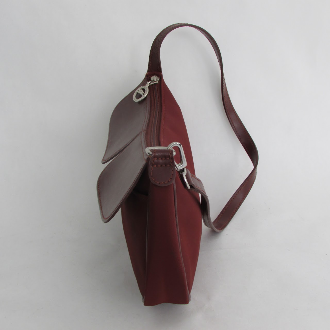 Longchamp Leather & Nylon Shoulder Bag