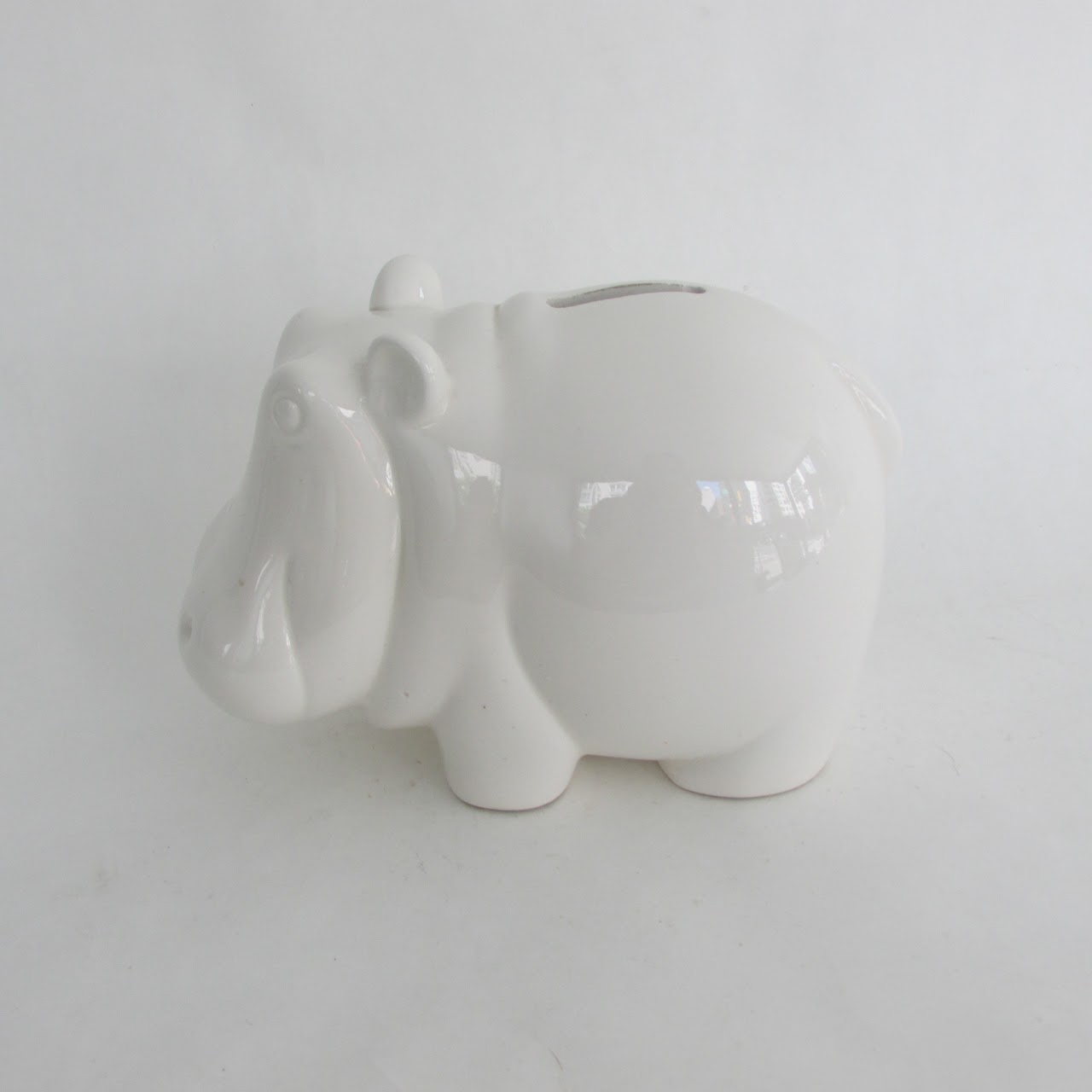 Tiffany & Co.Ceramic Vintage Hippo Bank