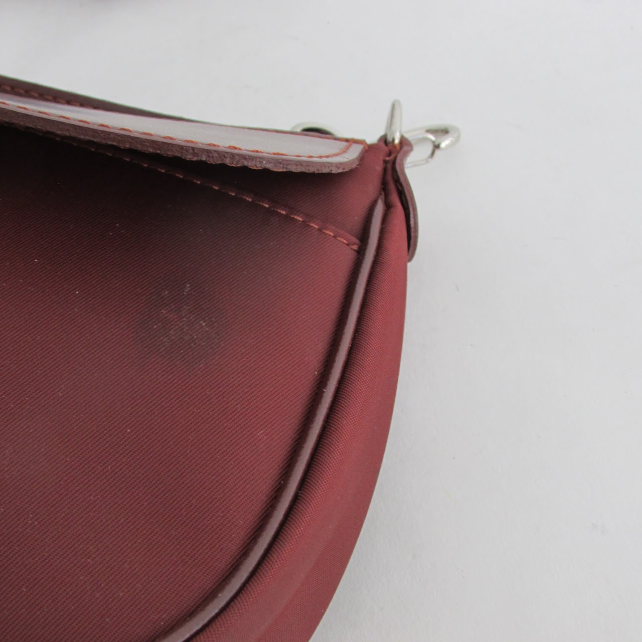 Longchamp Leather & Nylon Shoulder Bag