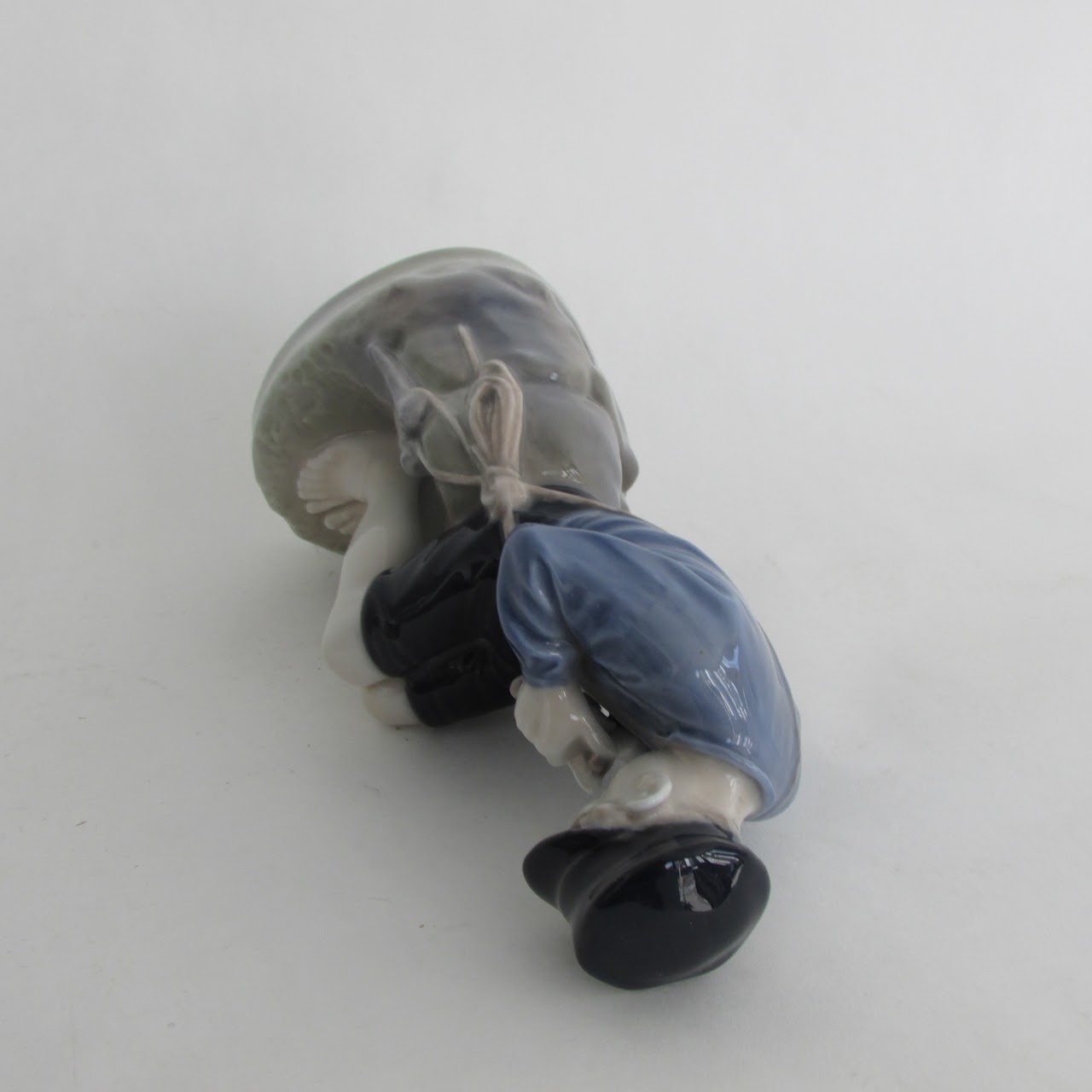 Royal Copenhagen Porcelain Whittling Boy Figurine