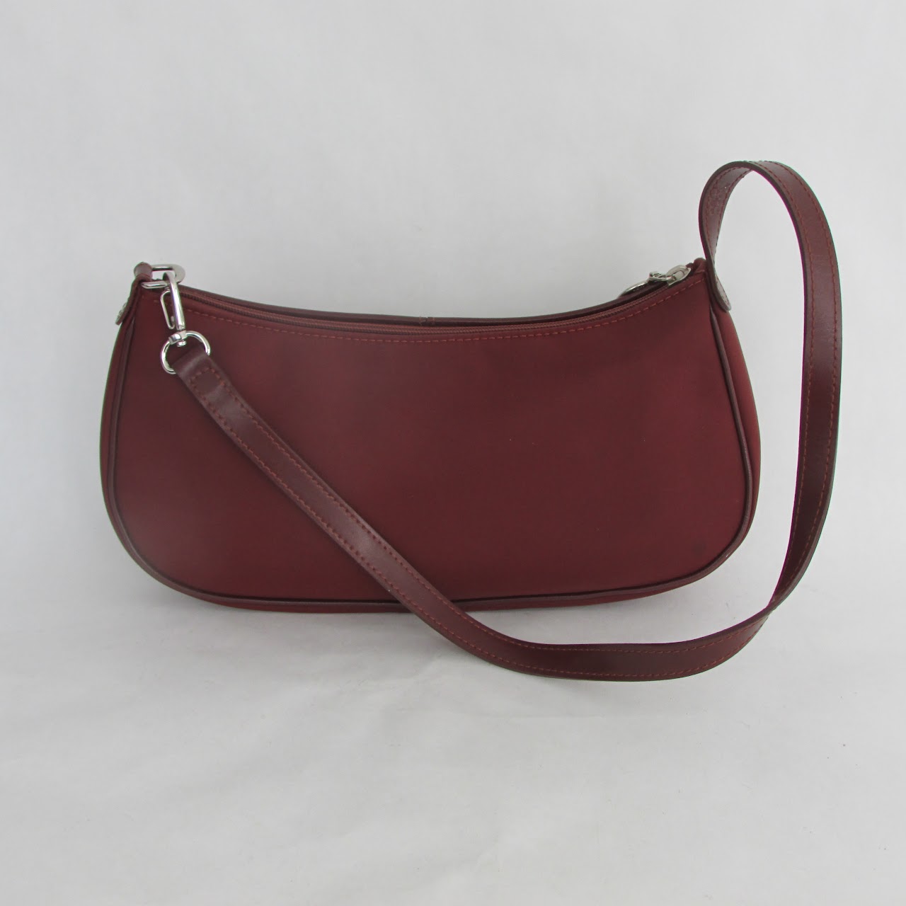 Longchamp Leather & Nylon Shoulder Bag