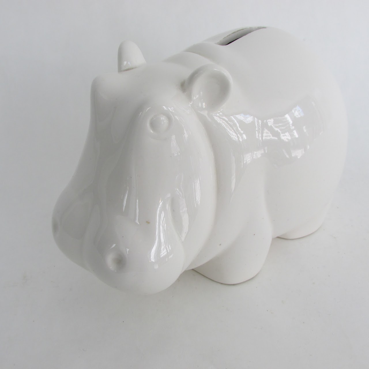 Tiffany & Co.Ceramic Vintage Hippo Bank