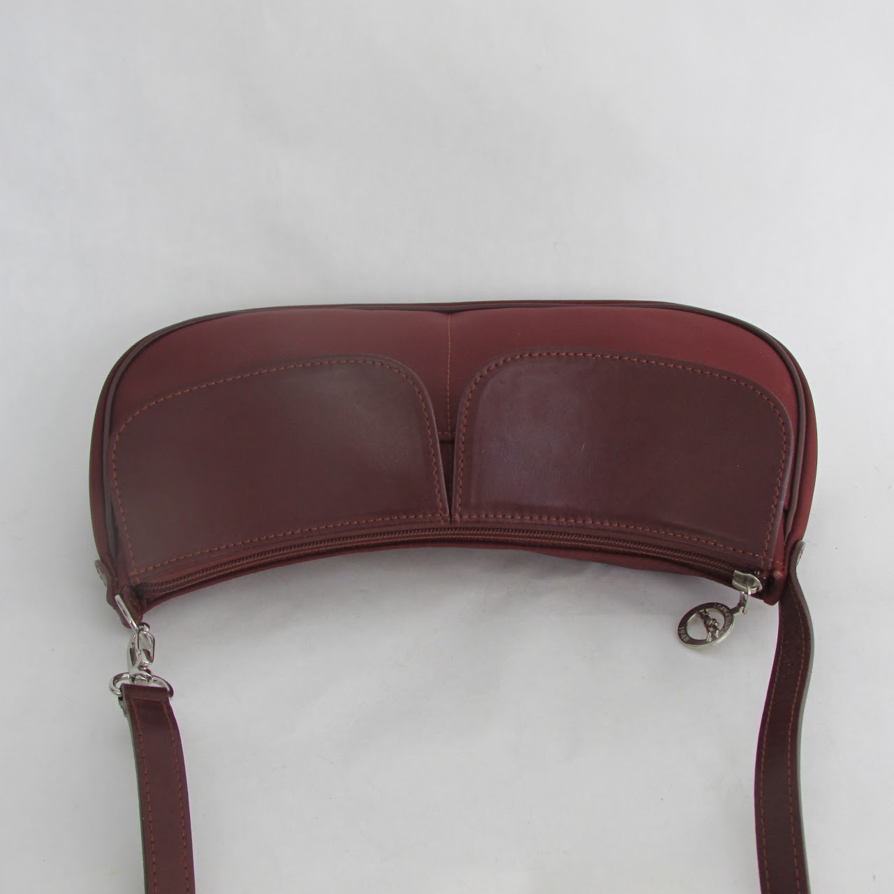 Longchamp Leather & Nylon Shoulder Bag