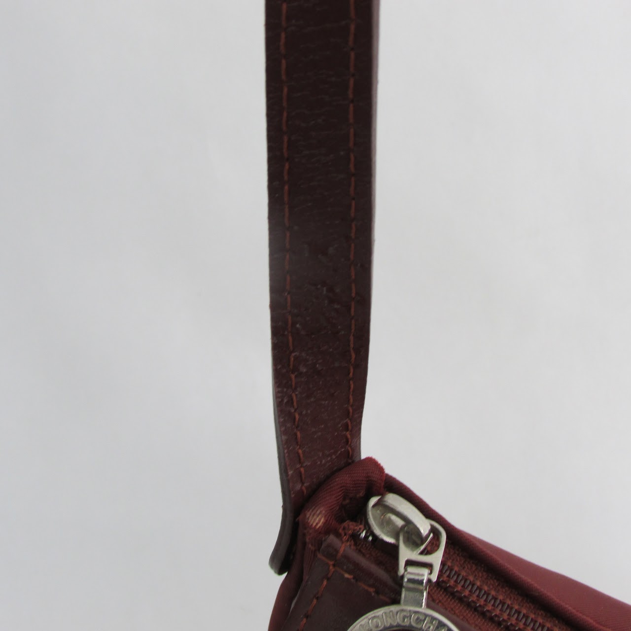 Longchamp Leather & Nylon Shoulder Bag