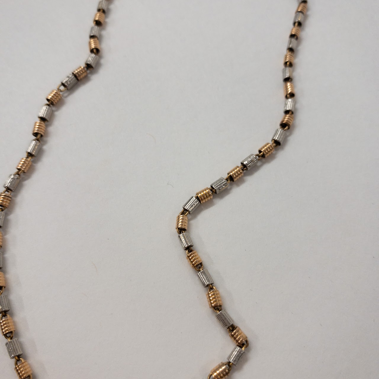 14K White & Yellow Gold Necklace