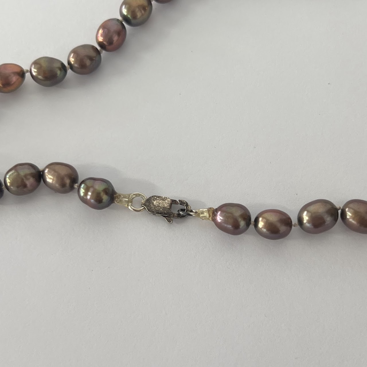 Freshwater Baroque Chocolate Pearl Strand Necklace