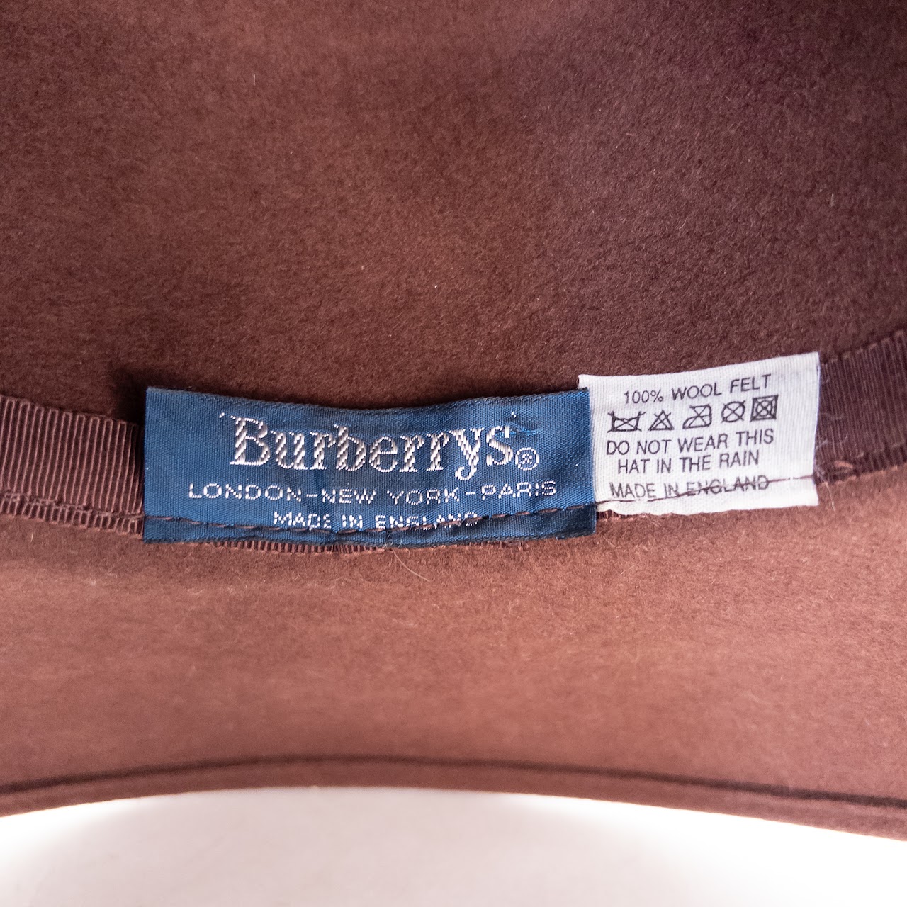 Burberry's Wide Brimmed Felt Hat