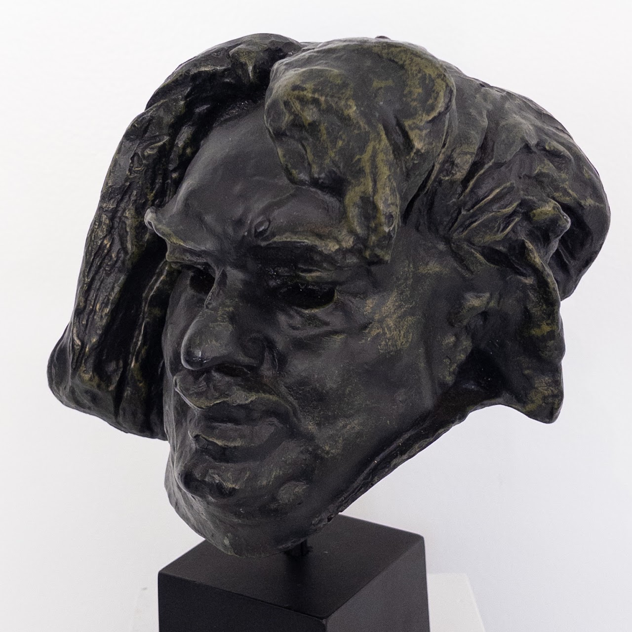 After Auguste Rodin 'Honore de Balzac' Plaster Bust, Alexis Rudier Fondeur, Paris