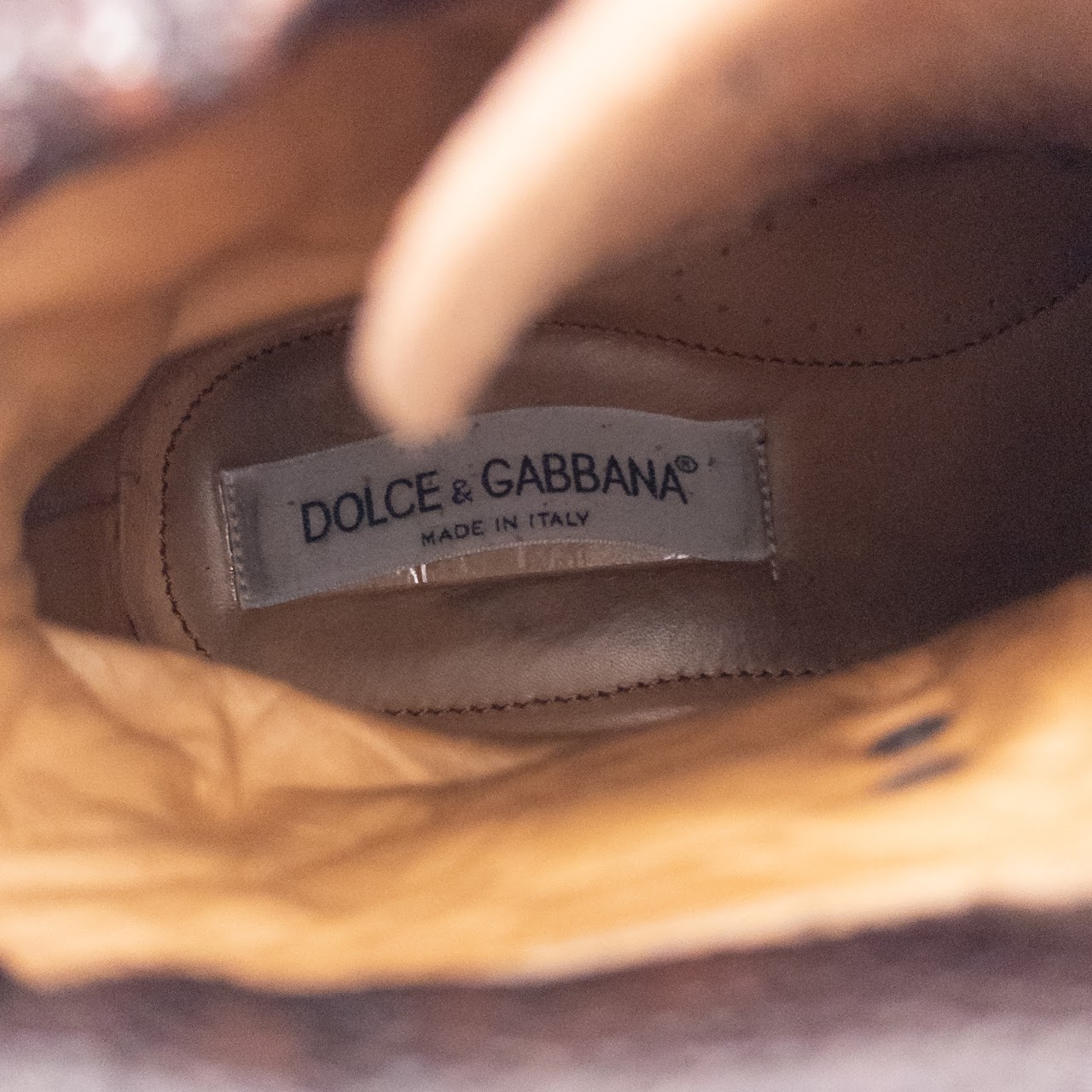 Dolce & Gabbana Pony Hair Lugged Boots